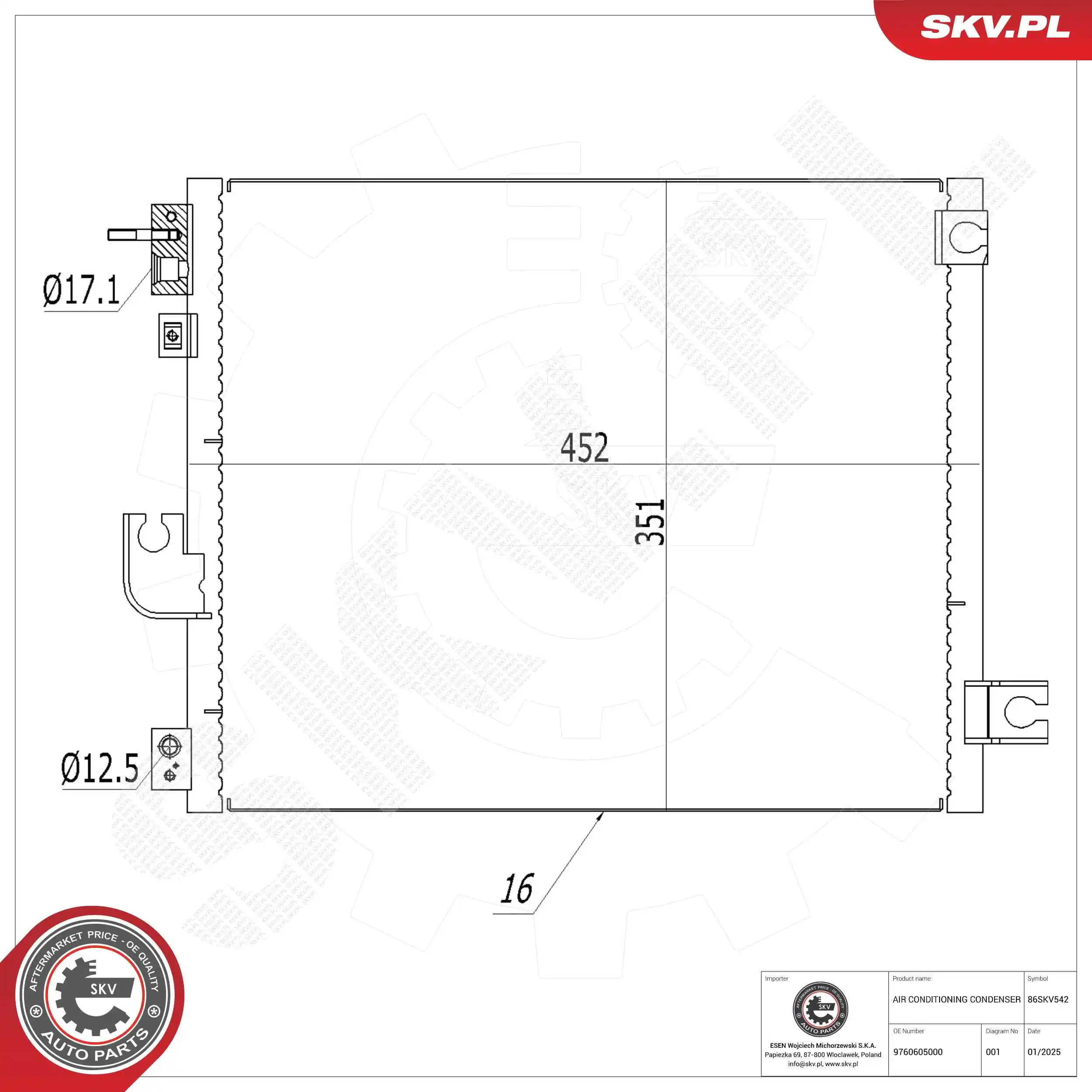 Condenser, air conditioning
